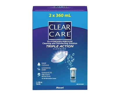 Clear Care Cleaning and Disinfecting Solution - 360.0 ML