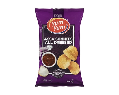 Yum Yum Croustilles à saveur toute garnie - 200.0 G