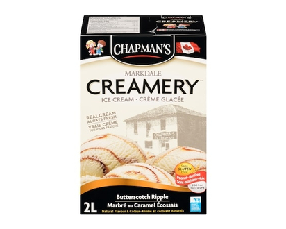 Chapmans Markdale Creamery Butterscotch Ripple Ice Cream - 2.0 L