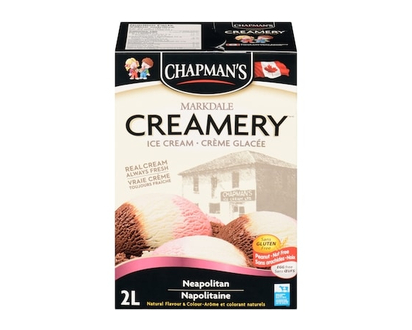 Chapmans Markdale Creamery Neapolitan Ice Cream - 2.0 L