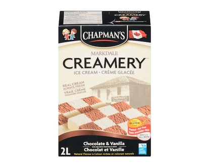 Markdale Creamery Chocolate Vanilla Checkerboard Ice Cream - 2.0 L