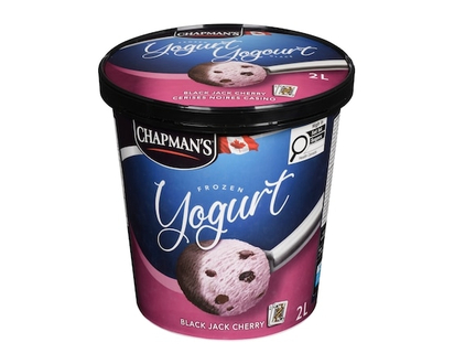 Chapmans Frozen Yogurt Black Jack Cherry - 2.0 L