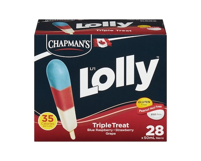 Chapmans Lolly Triple Treat (Blue Raspberry/Strawberry/Grape) - 1400 ML