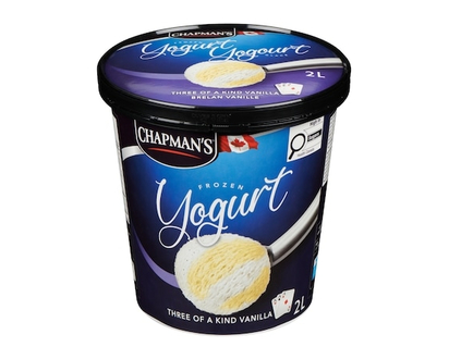 Chapmans Frozen Yogurt 3 Of a Kind Vanilla - 2.0 L