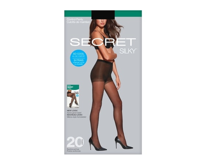 Secret Collection Bas culotte, diaphane culotte de maintien avec pointe renforcée et HeiQ - B - 1 PR