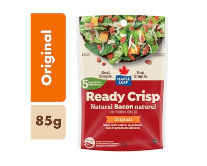 Maple Leaf Miettes de bacon naturel tout cuit Ready Crisp - 85.0 G