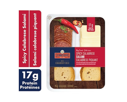 Schneiders Dry Cured Spicy Calabrese Salami Snack Kit - 75.0 G