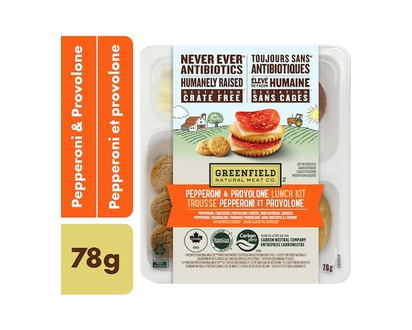 Greenfield Natural Meat Co. Pepperoni & Provolone Lunch Kit - 78.0 G