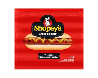 Shopsys Deli-Fresh Wieners - 375.0 G