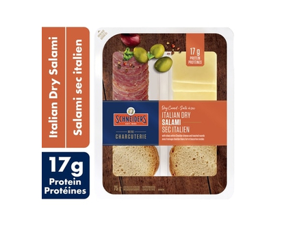 Schneiders Dry Cured Italian Dry Salami Snack Kit - 75.0 G
