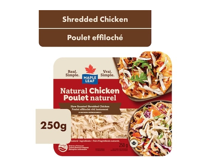 Maple Leaf Natural Shredded Chicken - 250.0 G