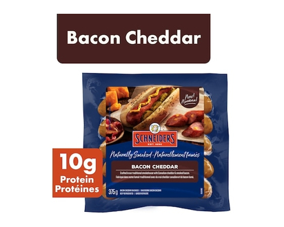 Schneiders Bacon Cheddar Smoked Sausages - 375.0 G