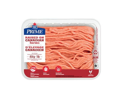 Maple Leaf Extra Lean Ground Chicken, Raised on Canadian Farms - 454.0 G