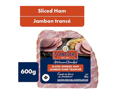 Schneiders Applewood Smoked Sliced Ham - 600.0 G
