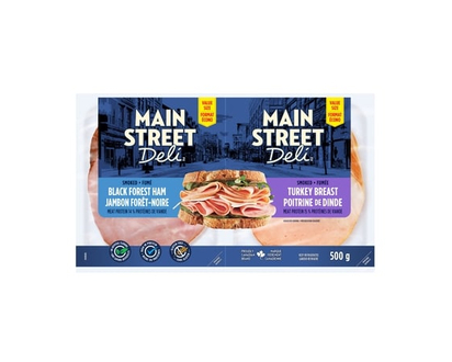 Schneiders Smoked Black Forest Ham & Seasoned Turkey Breast Combo Pack - 500.0 G