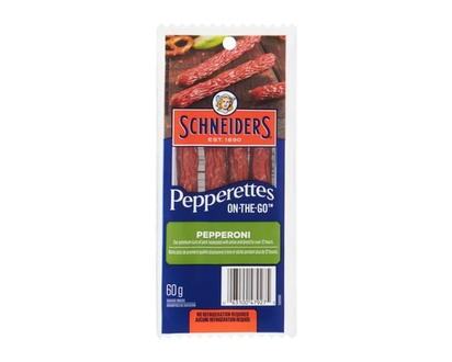 Schneiders Pepperettes On-the-go Sausage Sticks, Pepperoni - 60.0 G