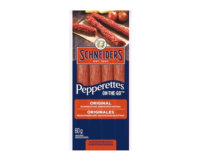 Pepperettes On-the-go Sausage Sticks, Original Flavour - 60.0 G