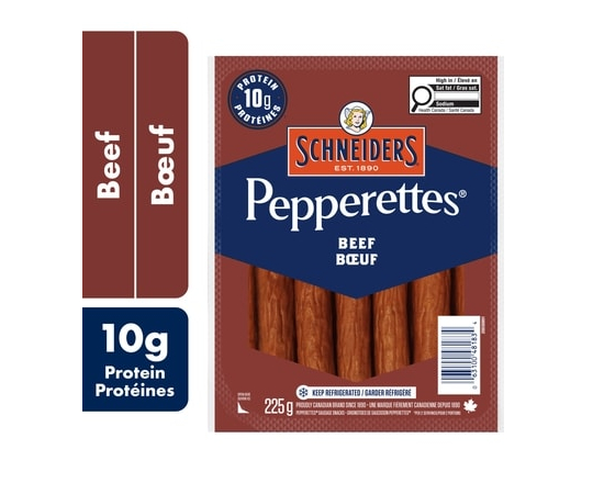 Pepperettes Sausage Sticks, Beef - 225.0 G