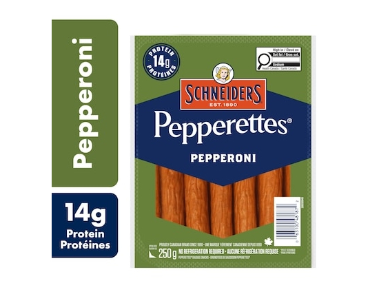 Pepperettes Sausage Sticks, Pepperoni - 250.0 G