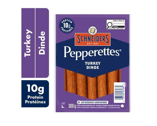 Pepperettes Sausage Sticks, Turkey - 300.0 G