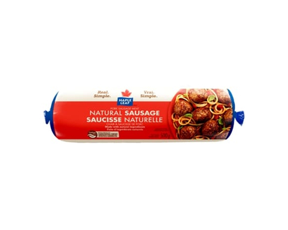 Maple Leaf Natural Ground Pork Sausage Meat - 500.0 G