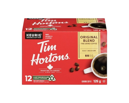 Tim Hortons Single Serve Coffee Pods, Original 12 Pods - 12.0 EA