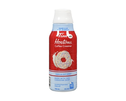 Tim Hortons Coffee Creamer, Vanilla Dip Donut - 750.0 ML