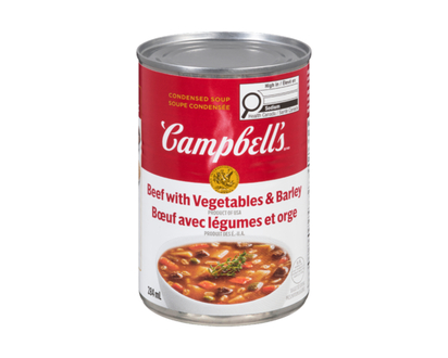 Campbell's Beef with Vegetables & Barley - 284.0 ML