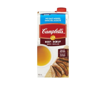 Campbell's No Salt Added Beef Broth - 900.0 ML
