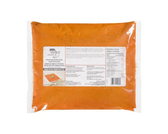 Bisque de tomates et poivrons rouges grillés avec gouda Verve - 1.81 KG