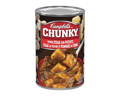 Campbells Chunky Steak au Poivre et Pommes de Terre - 515 ML
