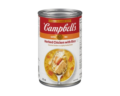 Campbells Herbed Chicken with Rice Ready to Serve Soup - 515 ML
