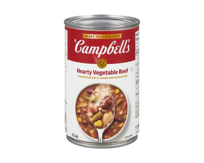 Campbells Hearty Vegetable Beef Ready to Serve Soup - 515 ML