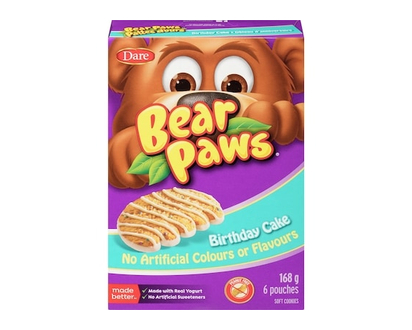 Dare Bear Paws Birthday Cake Cookies - 168.0 G