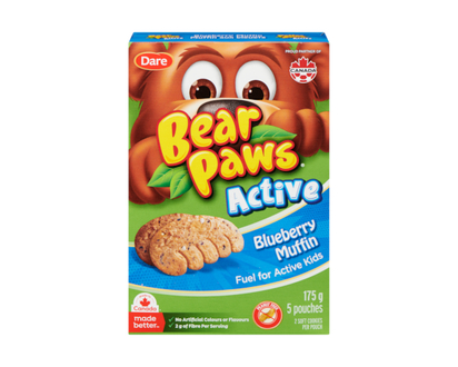 Bear Paws Active Blueberry Muffin - 175.0 G