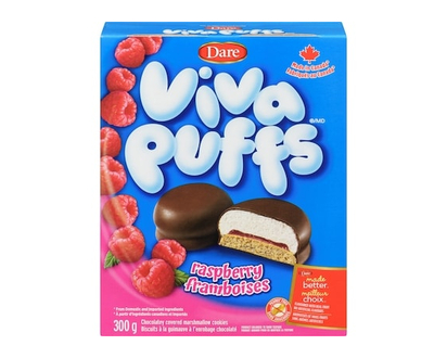 Dare Viva Puffs Raspberry Cookies - 300.0 G