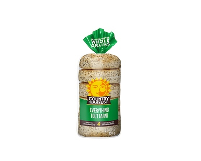 Country Harvest Everything Bagels - 450.0 G