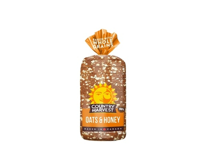 Country Harvest Pain de blé entier à l’avoine et au miel - 600.0 G
