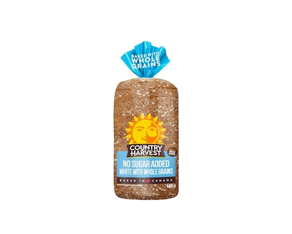 Country Harvest Pain sans sucre ajouté blanc avec grains entiers - 600.0 G