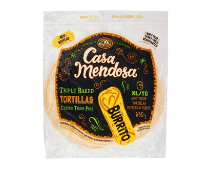 Casa Mendosa Burrito XL Tortillas - 630.0 G