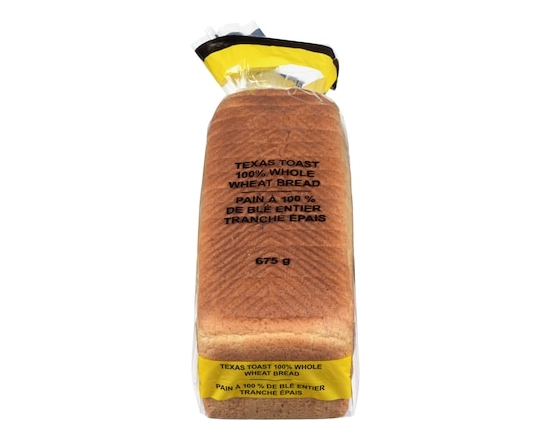 Bread, Texas Whole Wheat Sandwich - 675.0 G