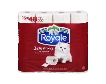 Royale Rolls Of Bathroom Tissue 3 Ply - 248.0 EA