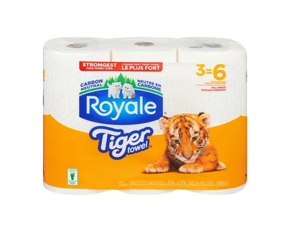 Royale Rouleaux d'essuie-tout 2 épaisseurs - 3 CHA