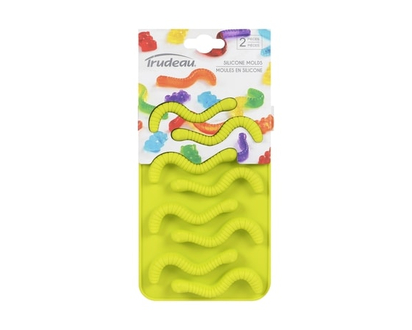 Trudeau Trudeau Set Of 2 Gummy Worms Chocolate Mold - 1.0 EA