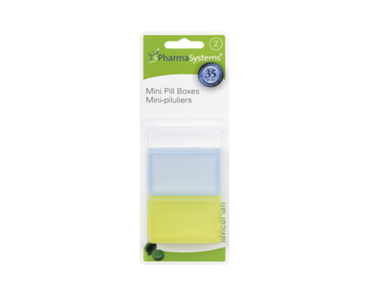 PharmaSystems Pill Box, Mini - 2.0 EA