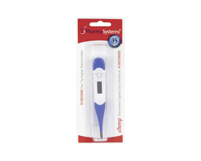 PharmaSystems uTemp 10 Second Flex Tip Digital Thermometer - 1.0 EA
