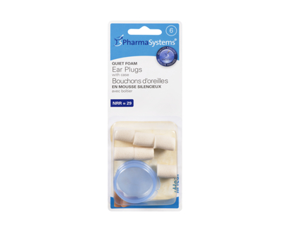 PharmaSystems Ear Plugs Quiet Foam - 6.0 EA