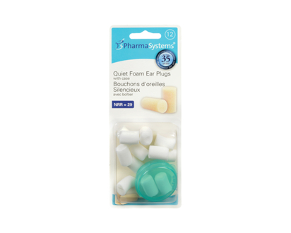 PharmaSystems Quiet Foam Ear Plugs - 12.0 EA