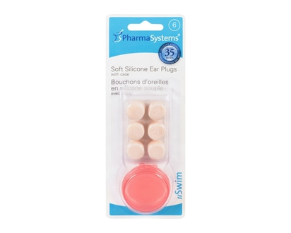 PharmaSystems Ear Plugs Soft Silicone - 6.0 EA