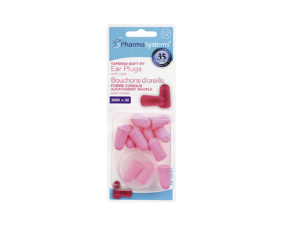 PharmaSystems uHear Tapered Soft Fit Ear Plugs - 12.0 EA